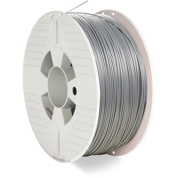 Filament pentru imprimanta 3D Verbatim 55032 ABS Silver / Metalic Grey 1.75 mm 1kg