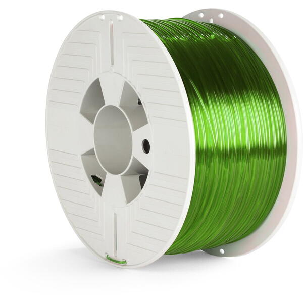Verbatim Filament Imprimanta 3D, PET-G, 1.75mm, 1Kg, Green Transparent