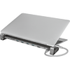 Docking station Trust Dalyx 10-IN-1, USB-C, Stand laptop integrat, Aluminium