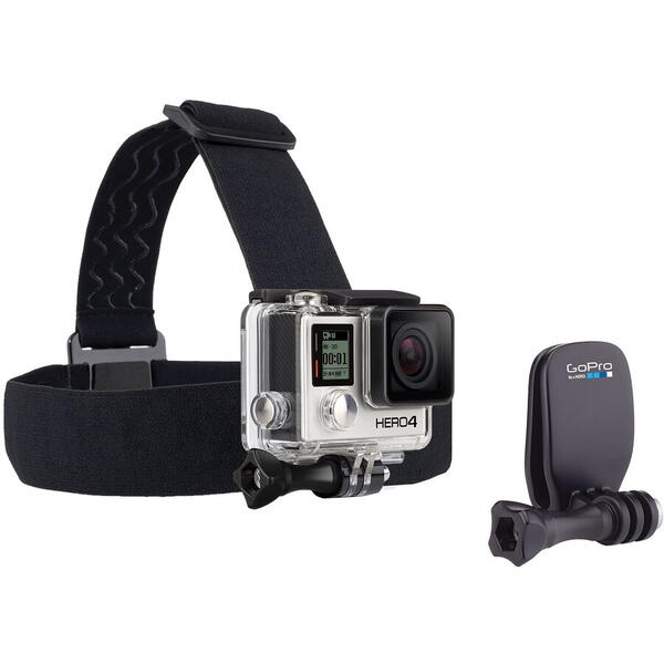 Sistem de prindere pe cap GoPro pentru camere video