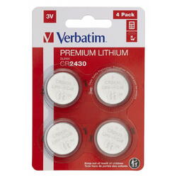 Baterii Verbatim, Lithium, CR2430, 3V, 4buc, 49534