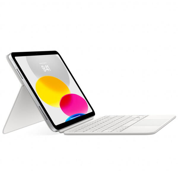 Husa/Stand Apple Magic Keyboard Folio pentru iPad de 10.9inch 10th generatie, White