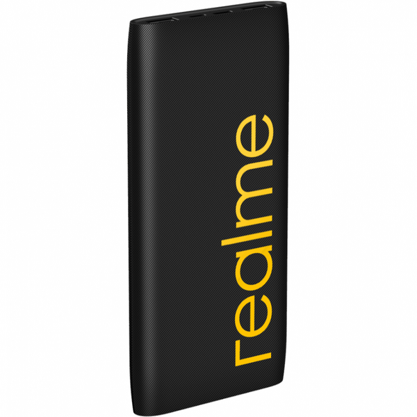 Baterie externa Realme 3i, 10000 mAh, 1 USB / 1 USB-C, 12W, Negru
