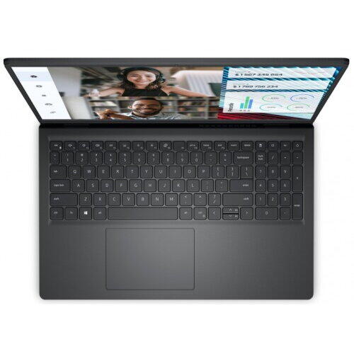 Laptop Dell Vostro 3520, 15.6 inch FHD, Intel Core i7-1255U, 16GB RAM, 512GB SSD, Windows 11 Pro, Negru