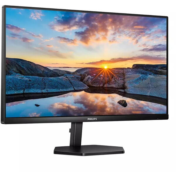 Monitor LED IPS Philips 23.8", Full HD, DisplayPort, USB-C, Negru