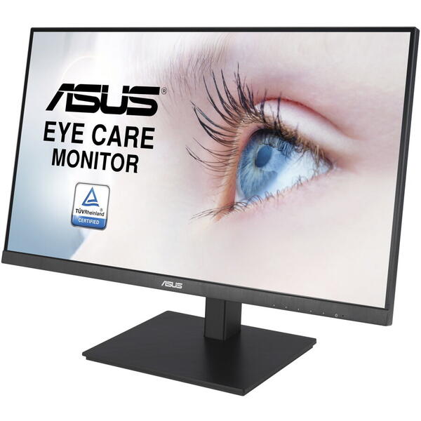 Monitor LED ASUS VA24DQSB Eye Care 23.8 inch, IPS, Full HD, 75Hz, Adaptive-Sync, Low Blue Light, Flicker Free
