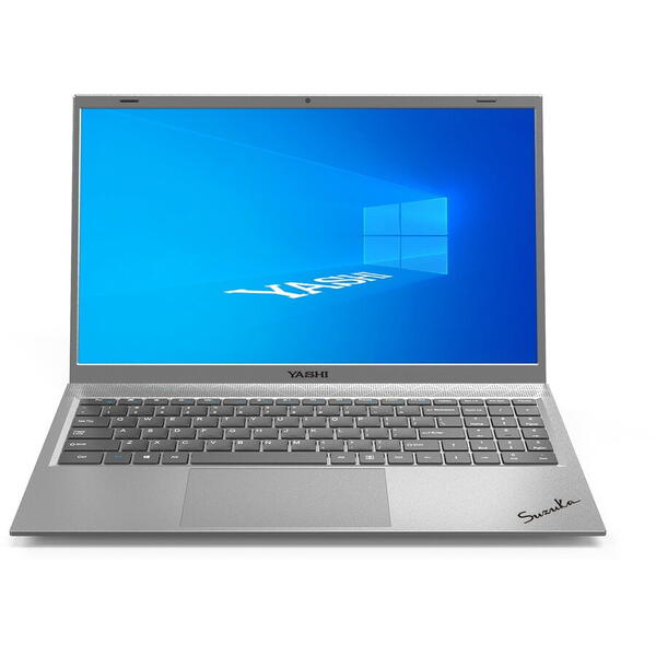 Laptop ultra slim YASHI SUZUKA YP01525 cu procesor Intel® Core™ i5-1035G1, 15.6" IPS, Full HD, 8GB, 512GB SSD M.2, Intel UHD Graphics 600, Windows 11 Pro