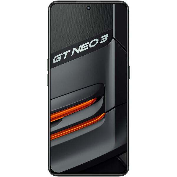 Telefon mobil Realme GT NEO 3, Dual Sim, 12GB RAM, 256GB, 5G, Asphalt Black