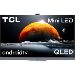 Televizor TCL 55C821 139 cm, Smart Android, 4K Ultra HD,Mini LED, Clasa G, Argintiu