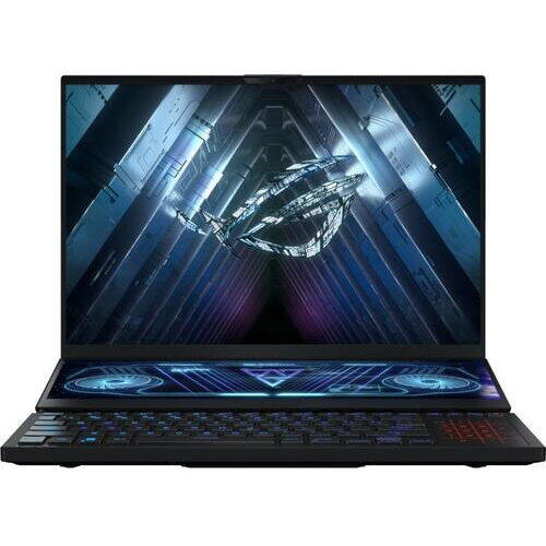 Laptop Gaming ASUS ROG Zephyrus Duo GX650RX, 16 inch UHD+, AMD Ryzen 9 6900HX, 32GB RAM, 2TB SSD, nVidia GeForce RTX 3080 Ti 16GB, Windows 11 Home, Negru