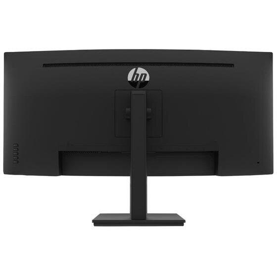 Monitor VA LED HP 34" P34hc G4, WQHD (3440 x 1440), HDMI, DisplayPort, Ecran curbat, Boxe, Negru