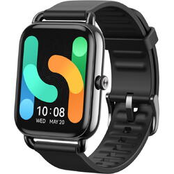 Ceas Smartwatch Haylou RS4 Plus LS11, Silicone Strap, Negru
