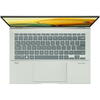 Laptop ASUS Zenbook UX3402ZA, 14 inch WQXGA, Intel Core i5-1240P, 16GB RAM, 512GB SSD, Intel Iris Xe Graphics, Windows 11 Pro, Alb