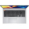 Laptop Asus Vivobook S 15 OLED K3502ZA, 15.6 inch 2.8K, Intel Core i7-12700H, 8GB, 1TB SSD, Intel Iris Xe Graphics, Windows 11 Pro, Gri