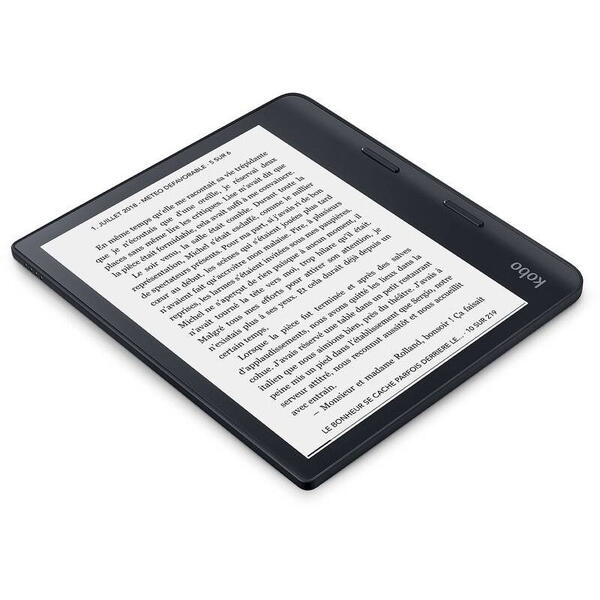E-book Reader Kobo Sage, 8 inch, 32GB, Wi-Fi, Negru