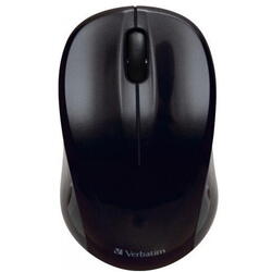 Mouse wireless Verbatim Go Nano,1600 dpi, USB, Negru