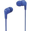 Casti Audio In-Ear Philips, TAE1105BL/00, cu fir, Microfon, Albastru