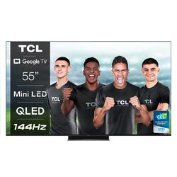 Televizor TCL MiniLed 55C835, 139 cm, Smart Google TV, 4K Ultra HD, 100hz, Clasa G, Negru