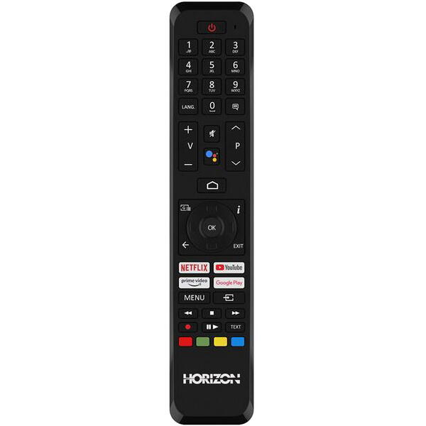 Televizor Horizon 65HL7590U, 164 cm, Smart Android, 4K Ultra HD, LED, Clasa E, Negru