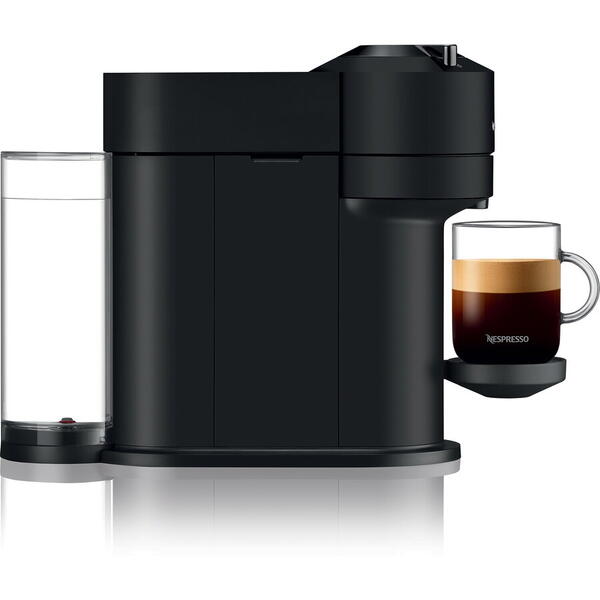 Espressor Nespresso by Krups XN910N10 Vertuo Next, 1500W, Tehnologie de extractie Centrifuzie, Conectare la telefon, 1.1L, negru mat
