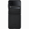 Husa Piele Samsung Galaxy Z Flip4 F721, Flap Leather Cover, Neagra EF-VF721LBEGWW