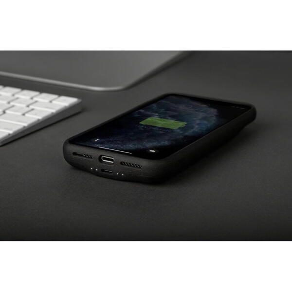 Baterie Externa TIp Husa UNIQ Boost Air Pentru Apple IPhone 11 Pro, Wireless, Neagra