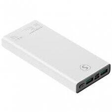 Baterie Externa Powerbank SiGN, 30000 MA, Power Delivery (PD) - Quick Charge 3.0, 22.5W, Alba SNPB-PD30WH