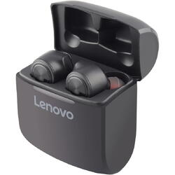 Casti Bluetooth Lenovo HT20, TWS, Earbuds HD, Negru