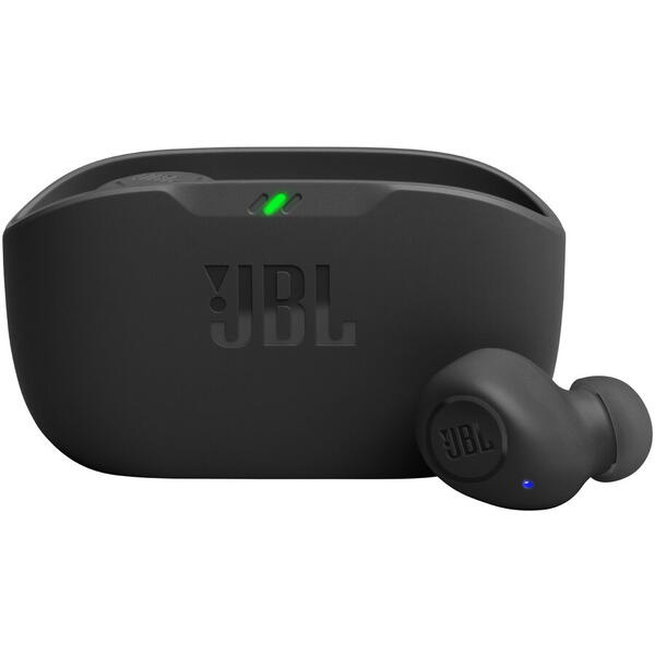 Casti audio in-ear JBL Wave Buds, True Wireless, Bluetooth, Negru