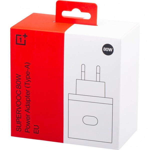 Incarcator Retea USB OnePlus, Quick Charge, 80W, 1 X USB, Alb 5461100064