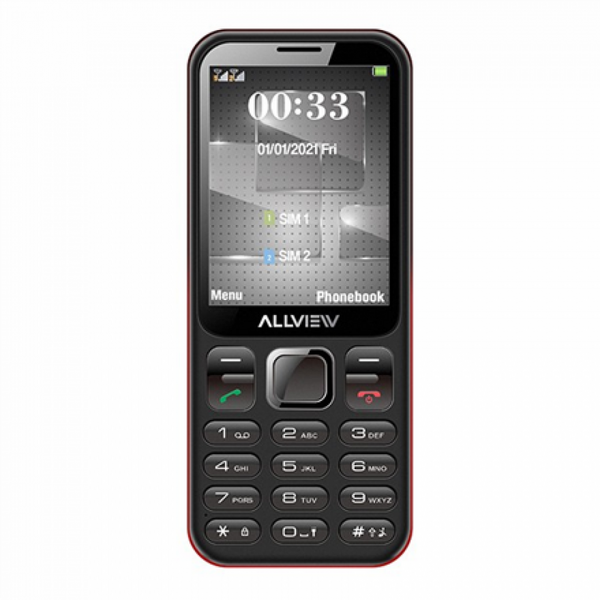 Telefon mobil Allview M20 Luna, Dual SIM, Rosu