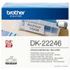 Banda continua etichete, Brother, Compatibila DK-22246, 103 mm, 30.48 m, Alb