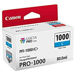 Cartus cerneala Lucia Pro PFI-1000 Cyan pentru imagePROGRAF PRO-1000