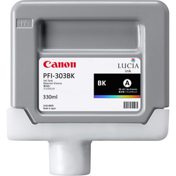 Canon PFI-303BK Black Lucia Pigment Ink 330ml (2958B001AA)