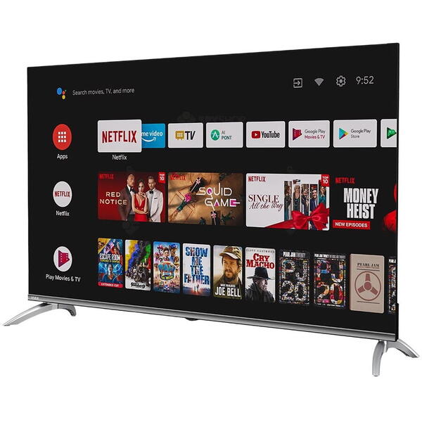 Mega Vision Televizor AndroidTV Vivax Q Series 55Q10C,140 cm, QLED, UHD, Android11, Wi-Fi, Bluetooth