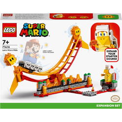 LEGO® Super Mario - Set de extindere Plimbare pe valul de lava 71416, 218 piese