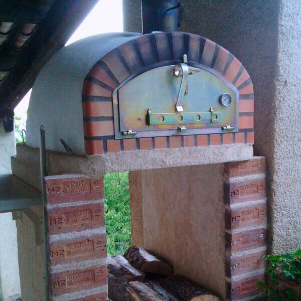 Cuptor din caramida pe lemne traditional PortoForno Pizzaioli 100 cm accesorii incluse