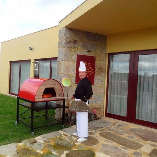 Stand metalic mobil pentru cuptor traditional pentru pizza pe lemne Maximus Prime 108 x 100 x 98 cm