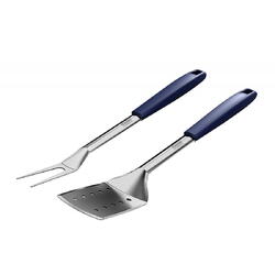 Set spatula si furculita din inox pentru gratar Cadac 98309V