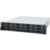 Network Attached Storage Synology RS2421+ RackStation 2U cu procesor AMD Ryzen V1500B 2.2GHz, 12-Bay, 4GB DDR4