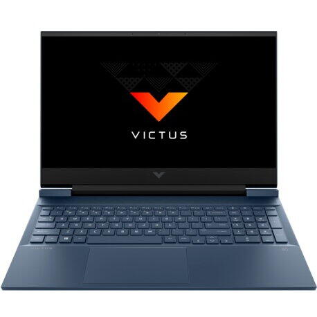Laptop Gaming HP Victus 16-e1019nq, 16.1 inch FHD, AMD Ryzen 5 6600H, 8GB RAM, 512GB SSD, nVidia Geforce RTX 3050 4GB, Free DOS, Albastru