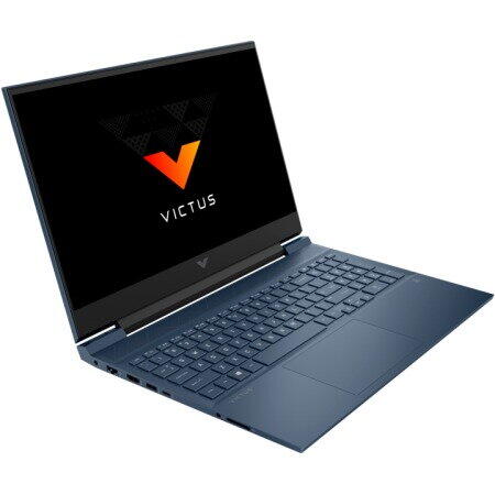 Laptop Gaming HP Victus 16-e1019nq, 16.1 inch FHD, AMD Ryzen 5 6600H, 8GB RAM, 512GB SSD, nVidia Geforce RTX 3050 4GB, Free DOS, Albastru
