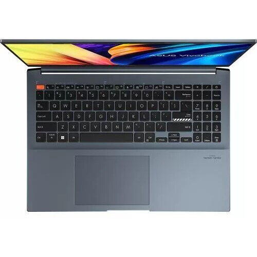 Laptop ASUS Vivobook Pro 16 K6602ZC-N1090, 16 inch FHD+, Intel Core i5-12450H, 16GB RAM, 1TB SSD, nVidia GeForce RTX 3050 4GB, No OS, Albastru