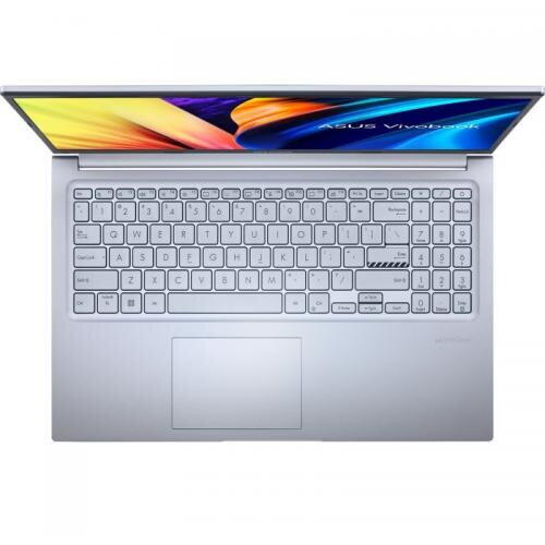 Laptop ASUS VivoBook 15 X1502ZA-BQ1086, 15.6 inch FHD, Intel Core i5-12500H, 8GB RAM, 512GB SSD, Intel Iris Xe Graphics, No OS, Argintiu