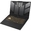 Laptop Gaming Asus TUF F17 FX707ZM, 17.3 inch FHD, Intel Core i7-12700H, 8GB RAM, 1TB SSD, nVidia GeForce RTX 3060 6GB, No OS, Gri