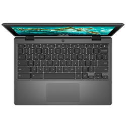 Laptop Asus ChromeBook Flip CR1100FKA, 11.6 inch HD Touch, Intel Celeron N4500, 8GB RAM, 64GB eMMC, Chrome OS, Gri