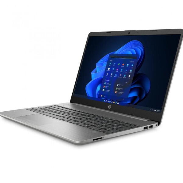 Laptop HP 255 G9, 15.6 inch FHD, Intel Core i3-1215U, 8GB RAM, 256GB SSD, Windows 11 Pro EDU, Argintiu