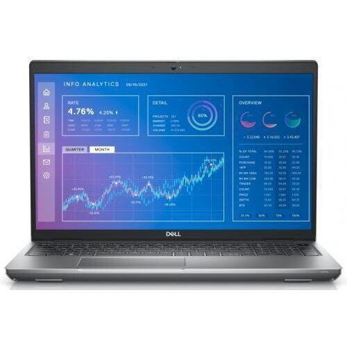Laptop Dell Precision 3570, 15.6 inch FHD, Intel Core i7-1255U, 32GB RAM, 1TB SSD, nVidia RTX A500 4GB, Windows 11 Pro, Gri
