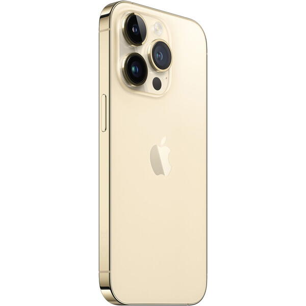 Telefon mobil Apple iPhone 14 Pro, 256GB, 5G, Gold