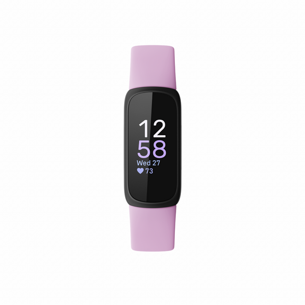 Bratara fitness Fitbit Inspire 3 Lilac Bliss/Black